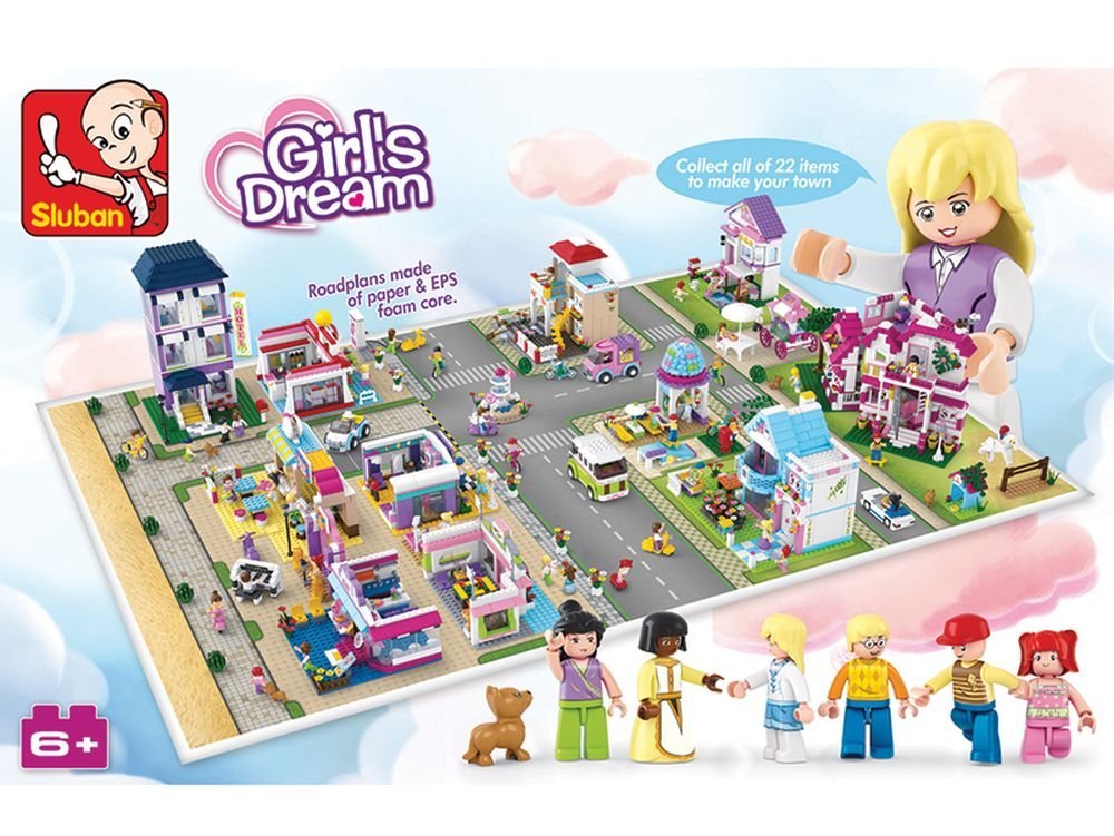 Sluban Play Bricks Girls Dream Sweet Home, Multi Colour