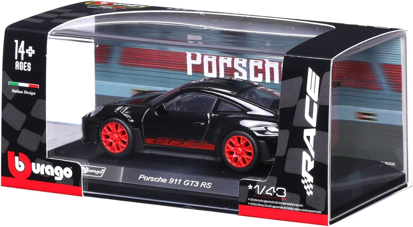 Bburago 1/43 - Porsche 911 GT3 RS Signature Die cast Model Car Display