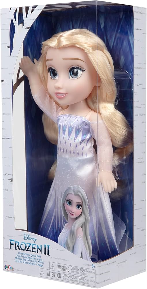 Frozen Queen Elsa Doll 35 cm White