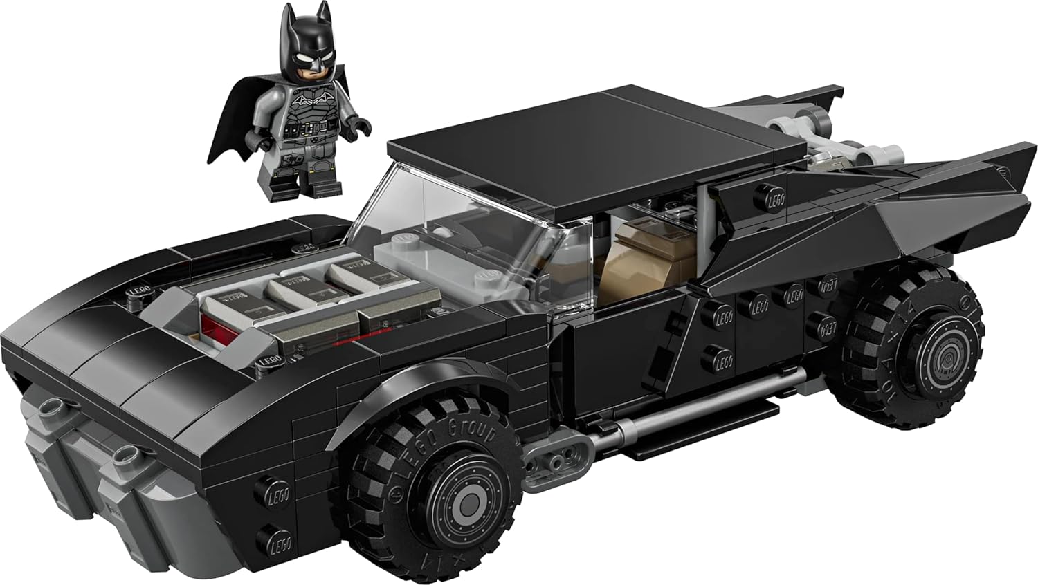 LEGO DC Batman: The Batman Batmobile Super Hero Toy - Model Car Playset with Minifigure - 76332