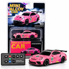 Yegao Roxy Porsche Pink 1:64 Scale Mini Remote Control R/C Drift Car