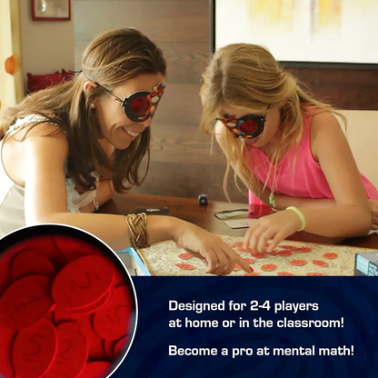 Chalk and Chuckles Super Math Spy Board Game