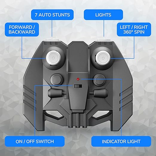 Mirana RC stunt car remote controller showing easy control functions Cocoland Toys