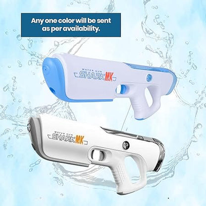 Water Gun Toy for Kids, Continuous Water Emission with Automatic Water Absorption, Strong Water Beam, USB Rechargeable