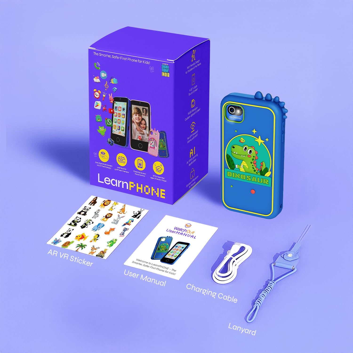 WatchOut LearnPhone Kids Safe Smart Phone