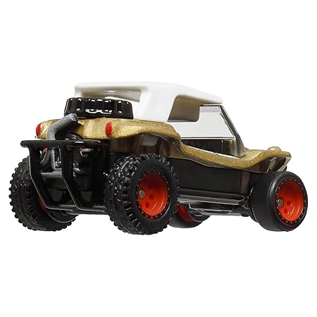 Cocoland Toyz Hot Wheels Premium Meyers Manx die-cast buggy side profile with red wheels