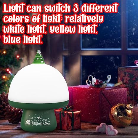 FunBlast Merry Christmas Night Lamp for Kids – 3 in 1 Projector Lamp, Musical Rotating Night Desk Lamp for Kids Room, Living, Room, Bed Room, Baby Bedside Lamp (Random Color) (Unit 1)