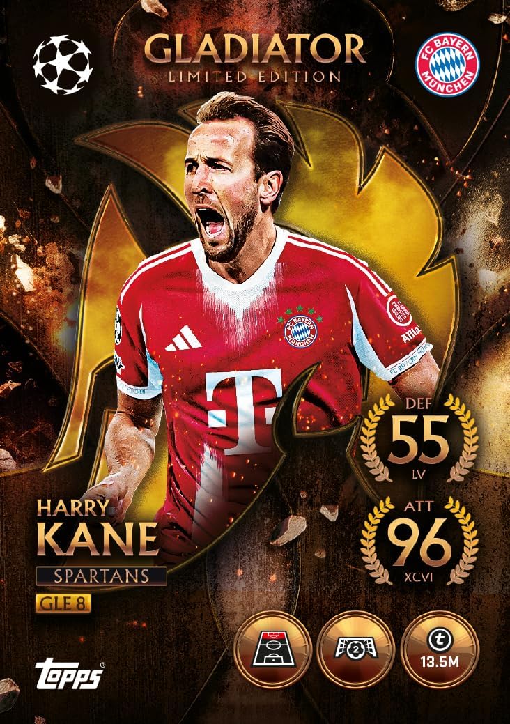Match Attax Spartans Mega Tin Limited Edition Cards