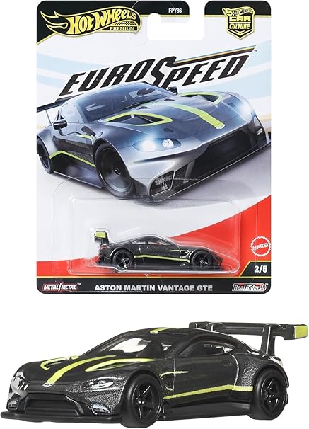 Cocoland Toys Hot Wheels Premium  Black EuroSpeed Performance Car Die-Cast Car Side View