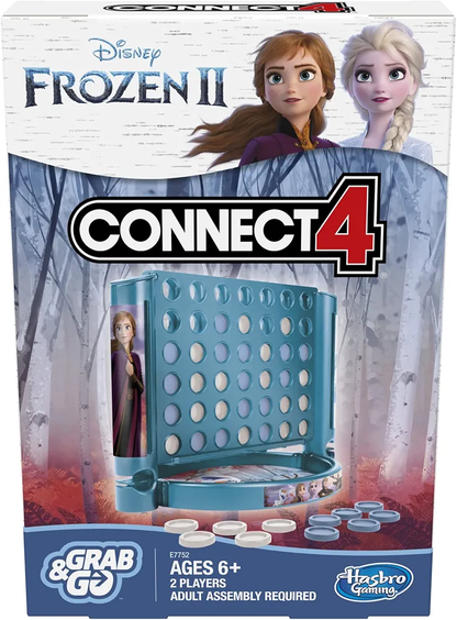 Hasbro Gaming Grab and Go Connect 4: Disney Frozen 2 Edition Game