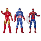 Marvel Action Figure Toy 3-Pack  6-inch Figures, Iron Man, Spider-Man, Captain America,