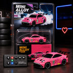 Yegao Roxy Porsche Pink 1:64 Scale Mini Remote Control R/C Drift Car
