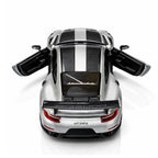MSZ Porsche 911 GT2 RS 1:32 Scale Diecast Metal Model Car with Lights & Sound, Openable Doors, Officially Licensed Collectible Toy Car