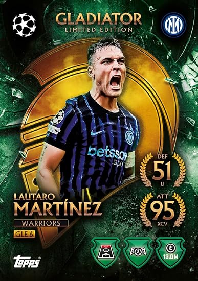 Topps UCC Match Attax 2025/26 - Mega Tin - Warriors - contains 45 Match Attax cards plus 3 exclusive Gladiators LE cards.
