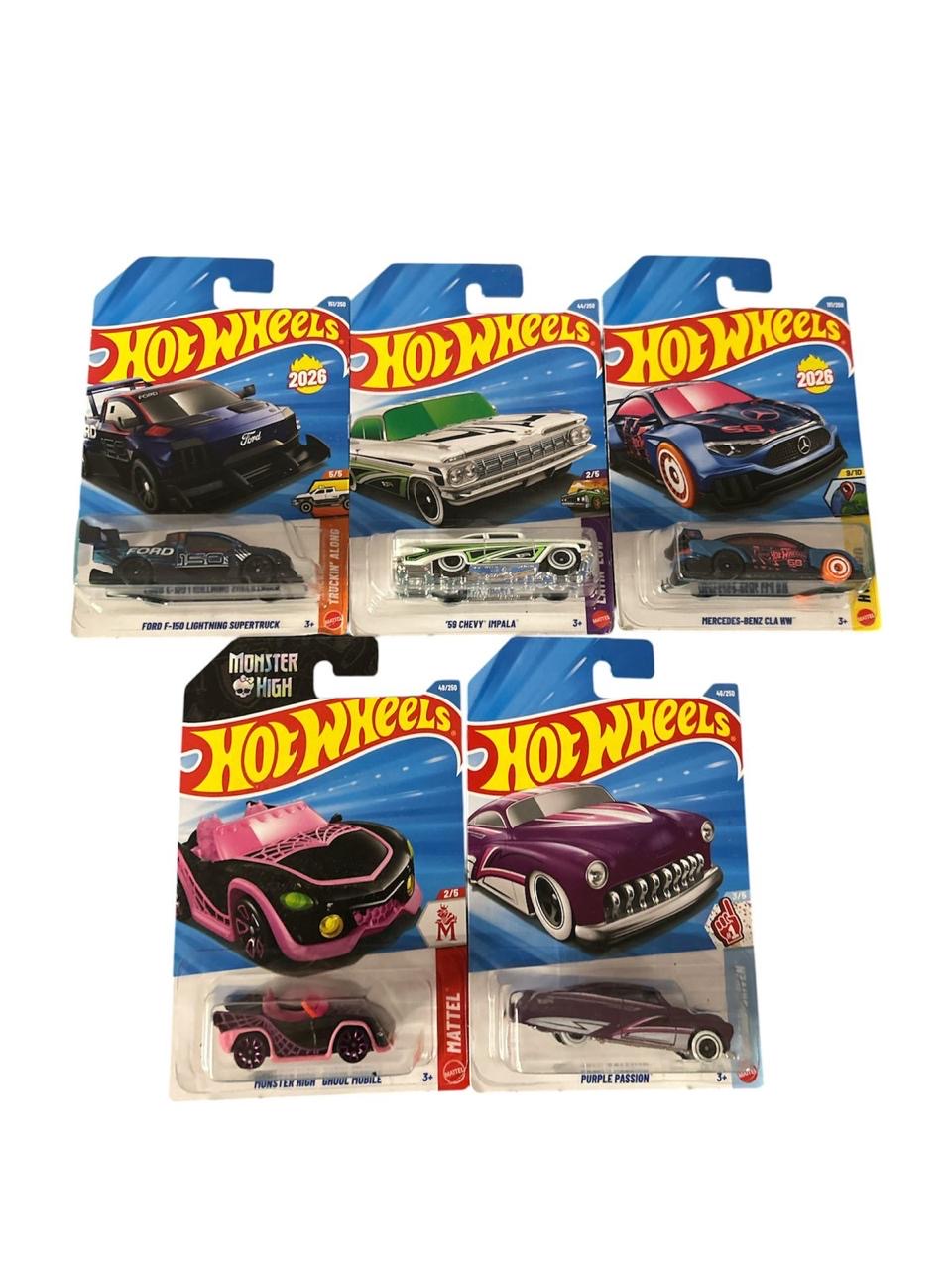 2026 G Case Hotwheels Mainline (Set of 5)
