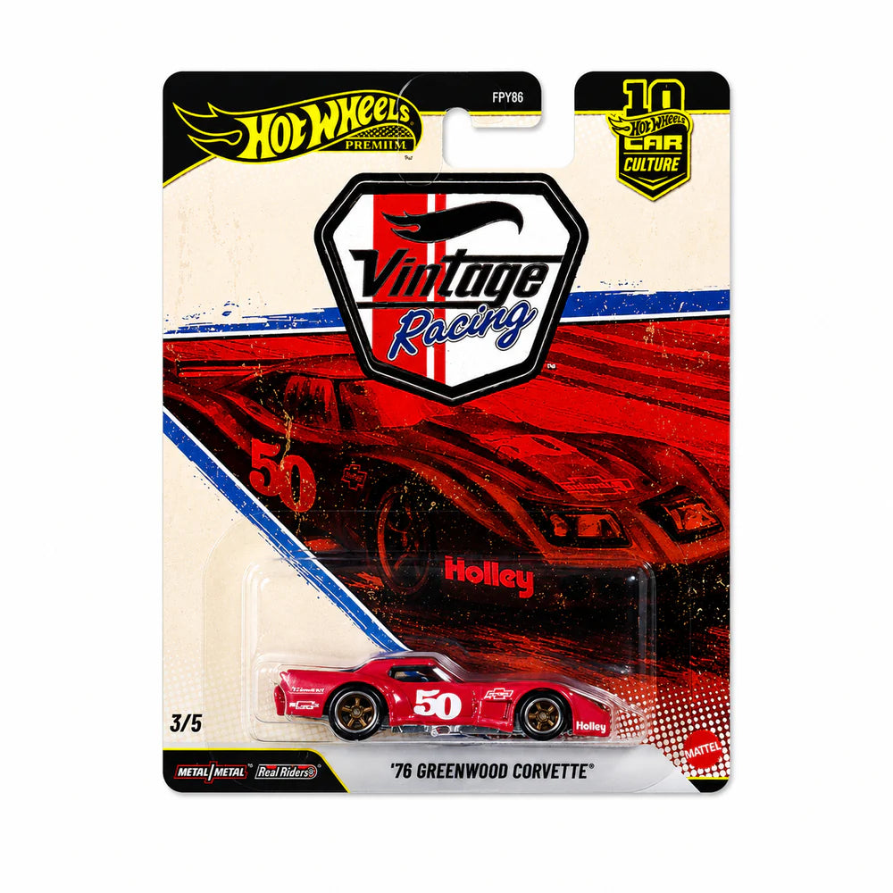 Hot Wheels Premium Vintage Car Culture 76 Greenwood Corvette from the