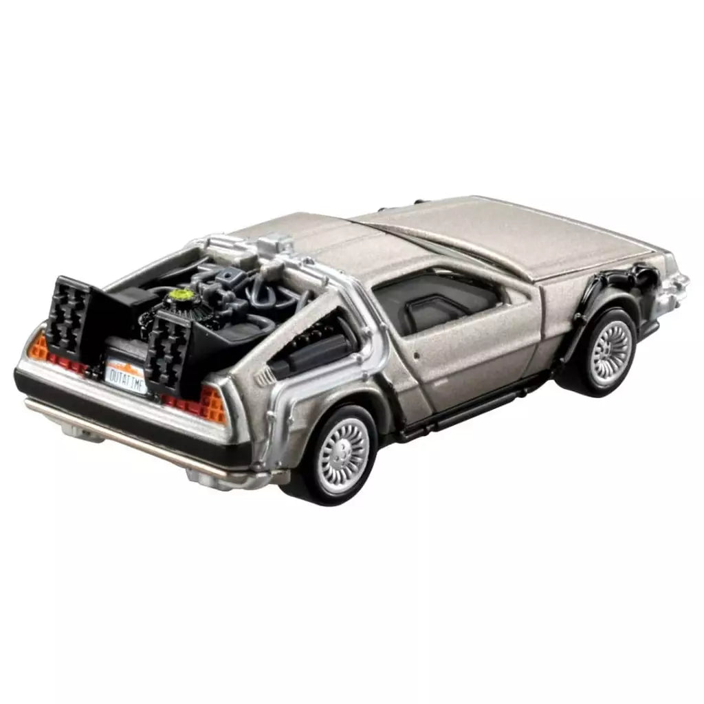 Minicar Delorean Time Machine (Silver) "Back to the Future" Tomica Premium unlimited 07