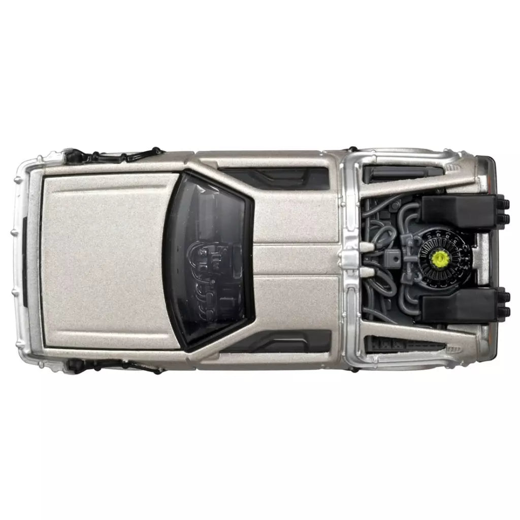 Minicar Delorean Time Machine (Silver) "Back to the Future" Tomica Premium unlimited 07