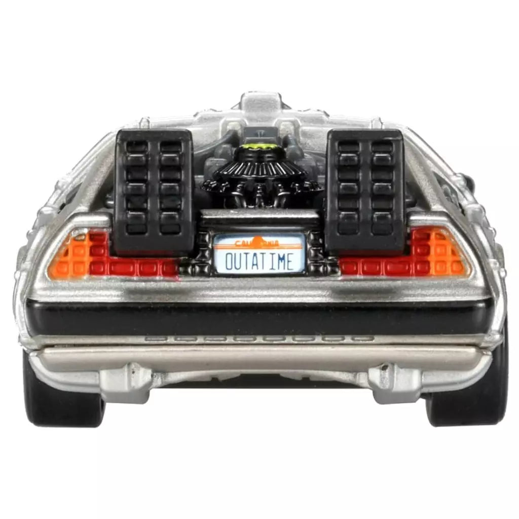 Minicar Delorean Time Machine (Silver) "Back to the Future" Tomica Premium unlimited 07