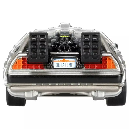 Minicar Delorean Time Machine (Silver) "Back to the Future" Tomica Premium unlimited 07