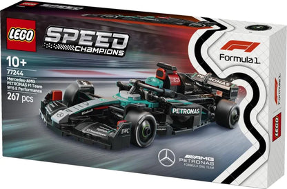 LEGO Speed Champions Mercedes-AMG F1 W15 Race Car Toy Vehicle 77244 Building Blocks Toys for 10