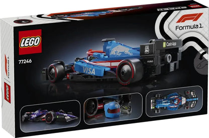 LEGO Speed Champions Visa Cash App RB VCARB 01 F1 Race Car Vehicle Kit 77246 Building Blocks for 18+ Gift