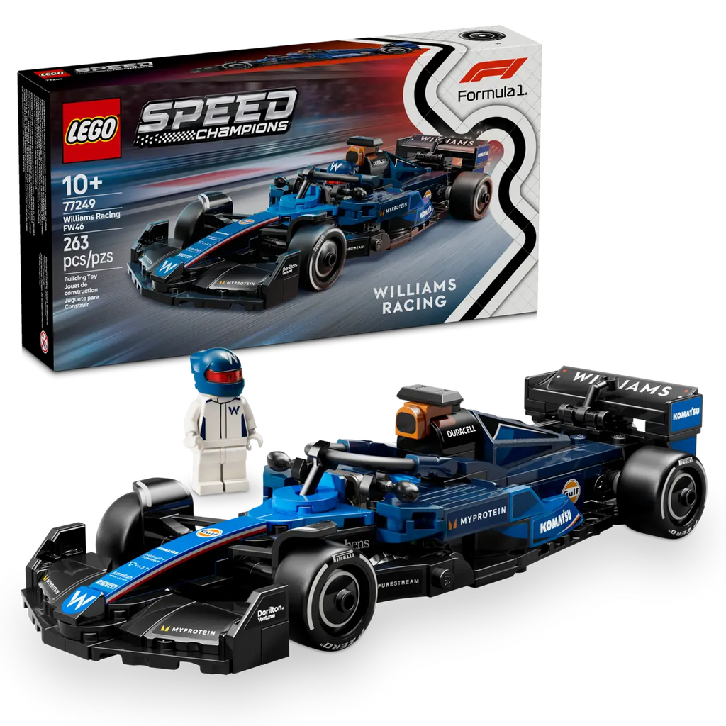 LEGO Speed Champions Williams Racing FW46 F1 Race Car Vehicle Set 77249 Building Blocks Toys for 10+ Gift for Boys and Girls Visit the LEGO Store