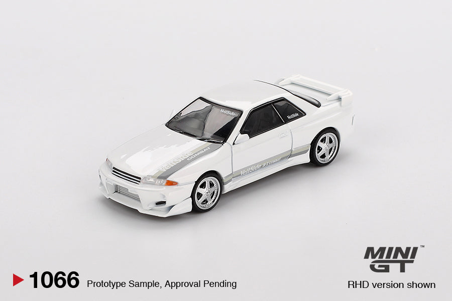MINI GT Nissan Skyline GT-R (R32) VeilSide Combat C-I White