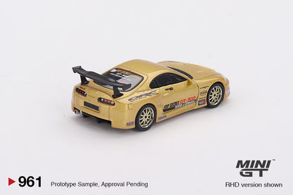 MINI GT Toyota Supra (A80) Top Secret GT-300 Top Secret Gold