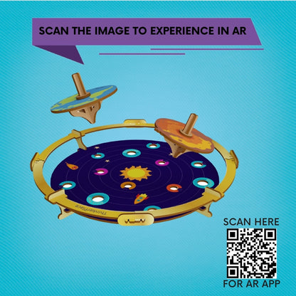 DIY Solar Spin Tops- Learn about Solar System