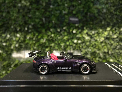 Street Weapon 1/64 MX-5 Roadster Pandem Rocket Bunny Modified Midnight Purple