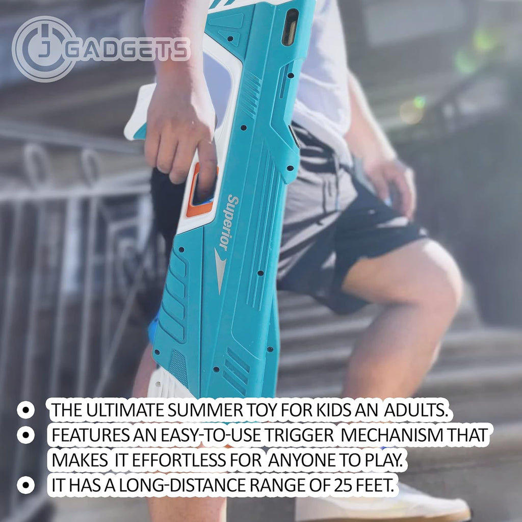 Hydro Blaster | Electric Water Guns Ideal for Summer Outdoor Activities | Large Capacity for Long-Lasting Fun, for Kids & Adults