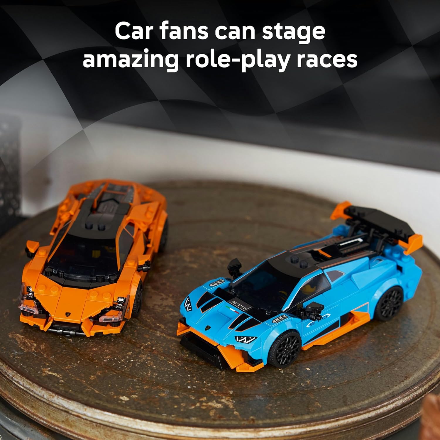 LEGO Speed Champions Lamborghini Revuelto & Huracán STO 77238 Building Blocks Toys for 10+ Gift for Boys and Girls