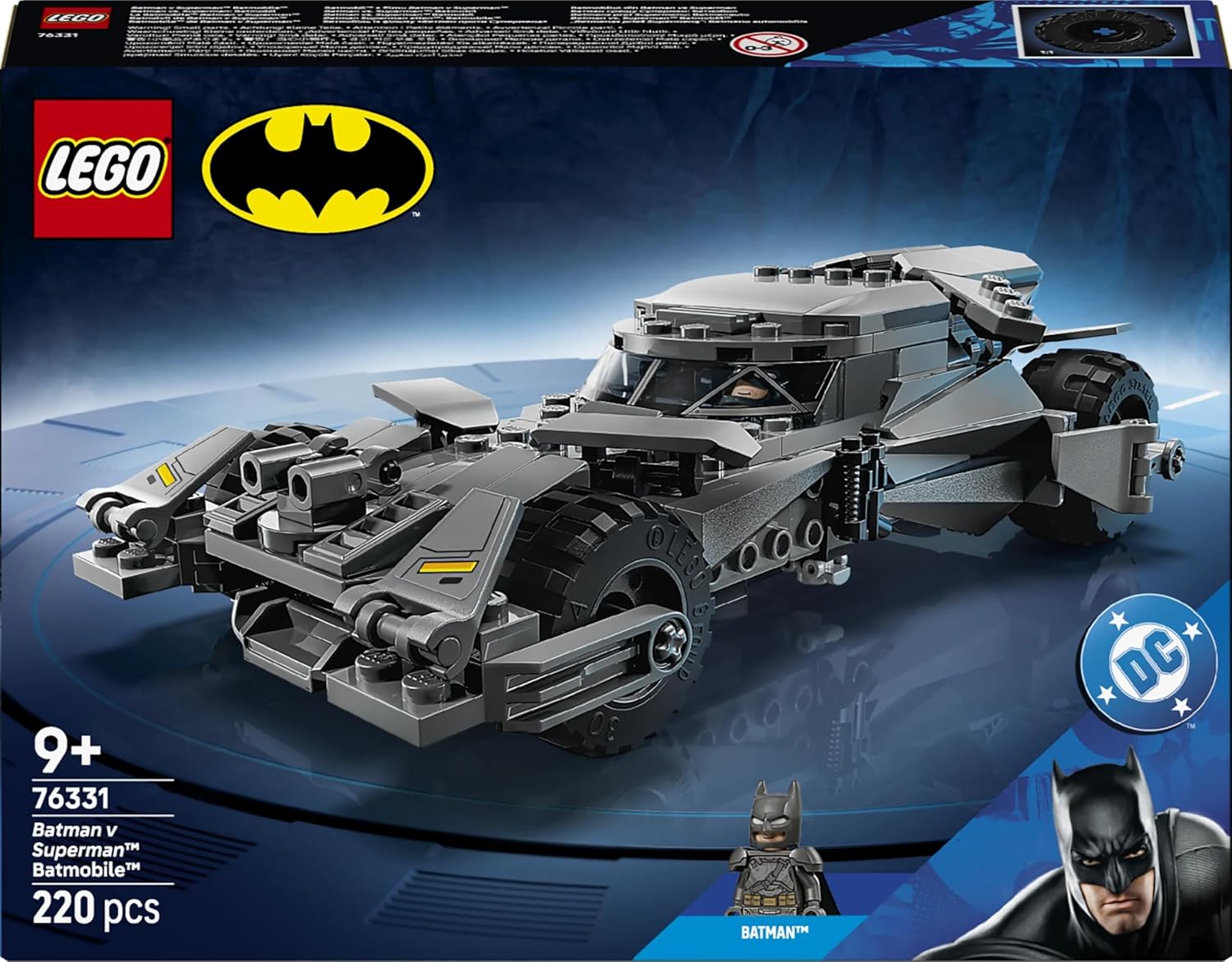 Lego 76331 Super Heroes DC Batman V Superman Batmobile (220 Pieces)