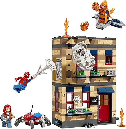 LEGO Marvel Peter Parker’s Apartment Super Hero Battle Building Toy 76317 for 8+ Gift for Boys and Girls