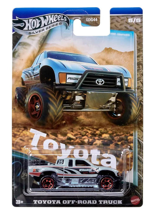 Hot Wheels 2025 Silver Series Toyota Off-Road Truck (Grey)