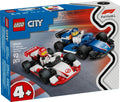 LEGO City F1 Williams Racing & Haas F1 Race Cars Vehicle Toy Set 60464 Building Blocks Toys for 4+ Gift for Boys and Girls