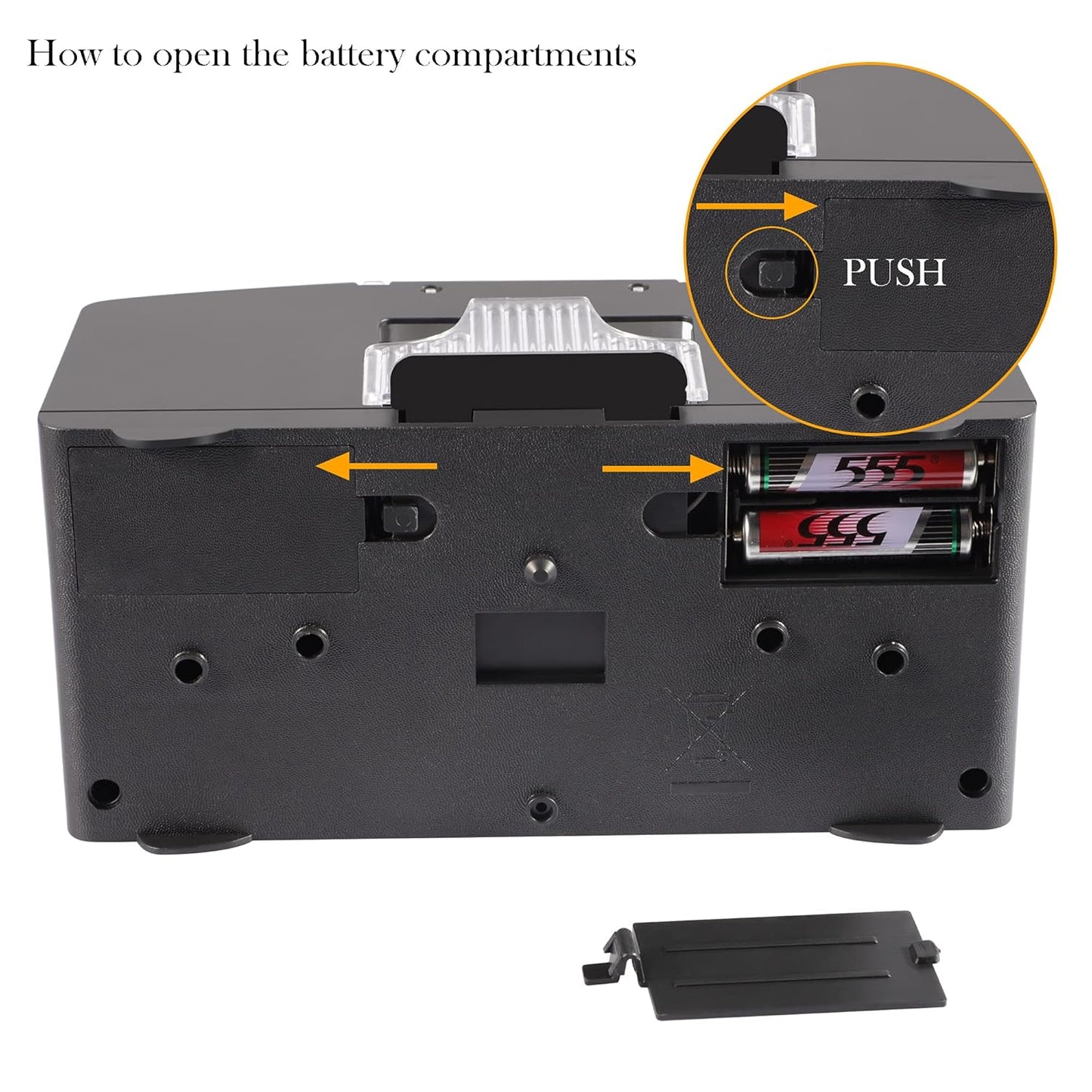 Battery Operated Automatic Card Shuffler 2 Deck,Playing Card Shuffler for Home Card Game,Travel