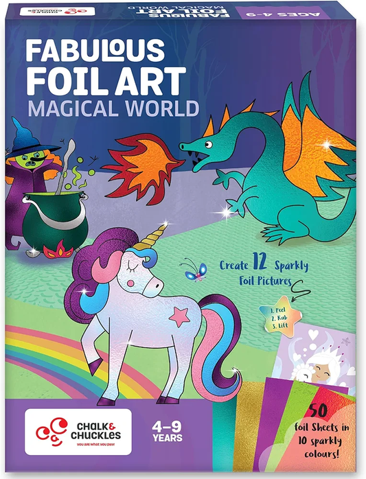 Chalk and Chuckles Art and Craft Kit Magical World Theme Pictures