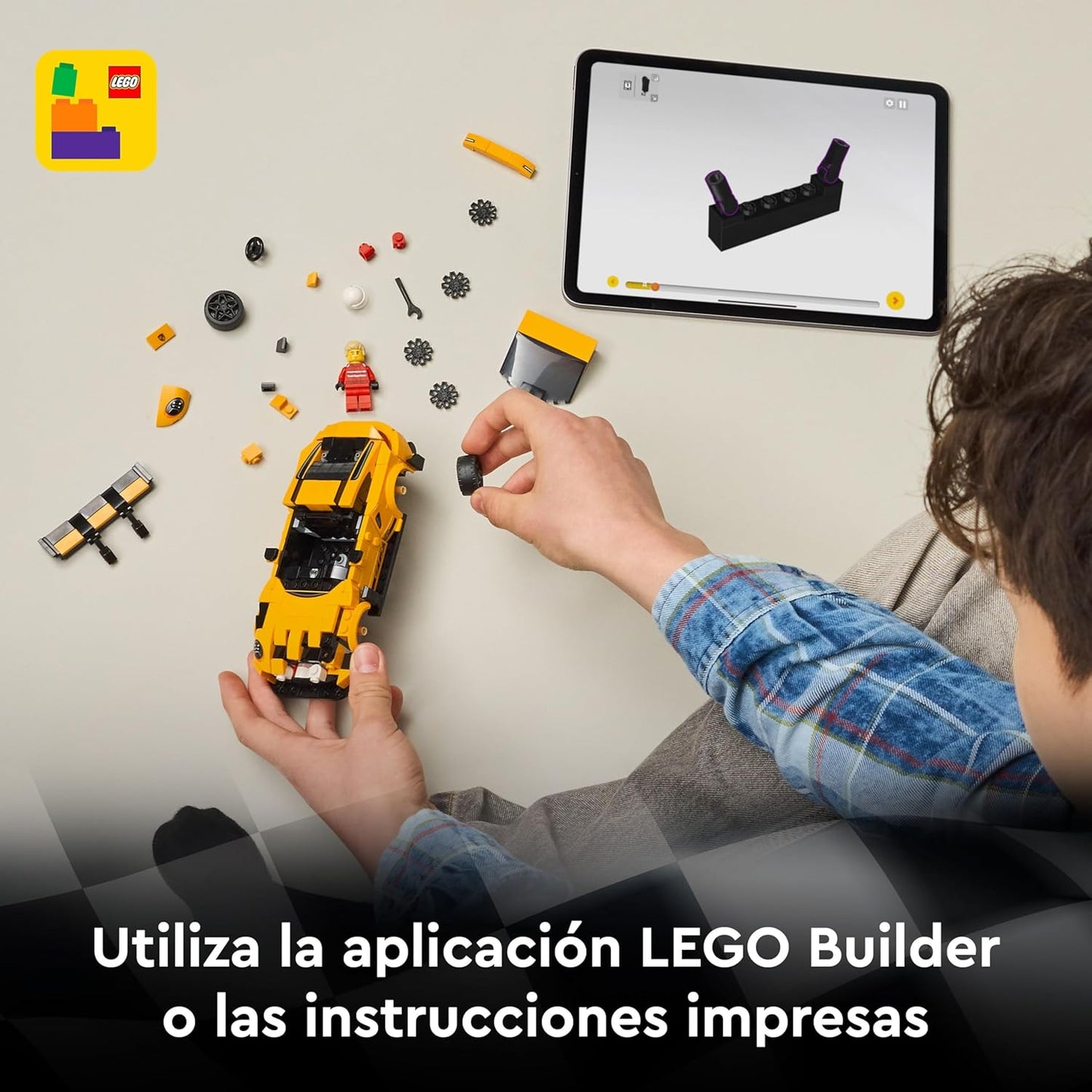 LEGO Speed Champions Porsche 911 GT3 RS Super Car Toy 77239 Building Blocks Toys for 9+ Gift for Boys and Girls