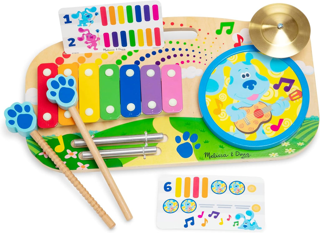 Melissa & Doug - Blue's Clues & You Wooden Chopping Board, 33020, Multi-Coloured