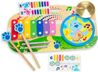 Melissa & Doug - Blue's Clues & You Wooden Chopping Board, 33020, Multi-Coloured