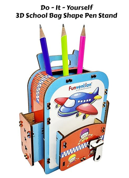 Funvention Airplane DIY Pen Stand 3D Puzzle Model