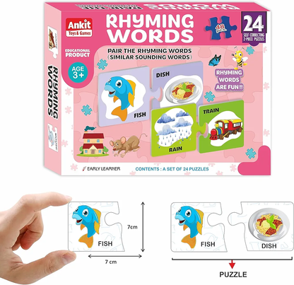 Ankit Toys & Games Rhyming Words Educational Puzzle