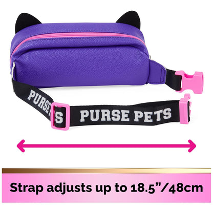 Purse Pets Savannah Spotlight Bum Bag for Children - Interactive Cross Body Bag with More than 30 Light Effects, Sounds, Reactions and Music, Children's Bag and Toys in One, from 5 Years
