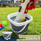 Holi Electric Pichkari Water Gun with Silicon Tub for Kids Dual Mode Automatic and Manual Operation Long-Range Shooting Leakproof Water Tank Rechargeable Water Gun for Boys and Girls