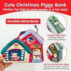 Santa Design Coin Storage Box for Kids