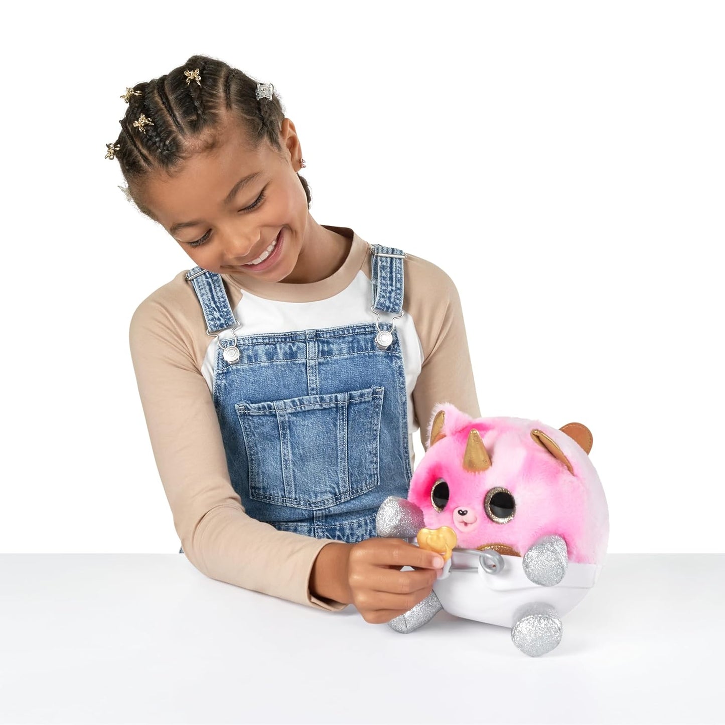Rainbocorns Adopt-A-Corn Surprise (Kitten) by ZURU, 15+ Surprises, Collectible Plush, Baby, Surprise Eggs for Girls & Children Ages 3+
