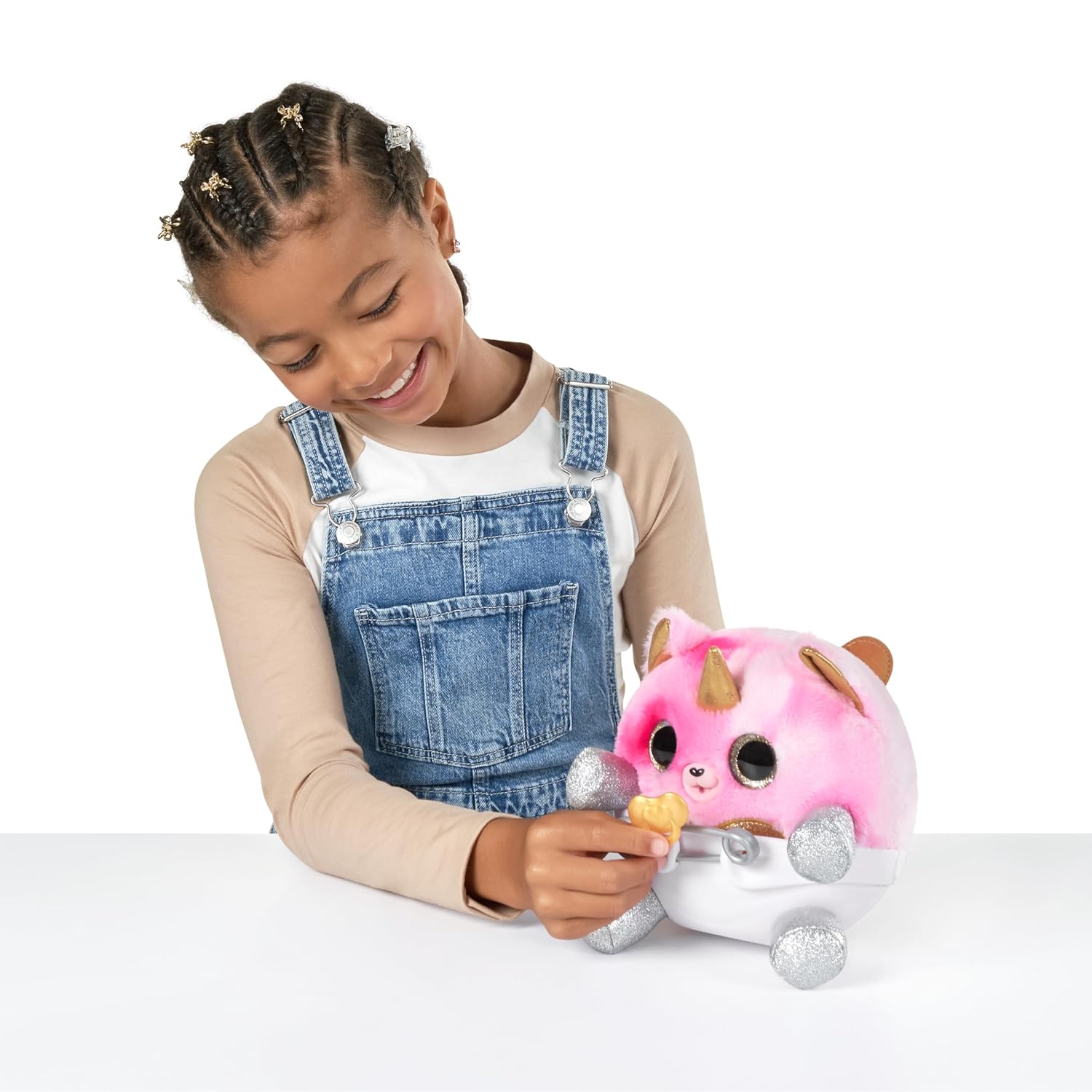 Rainbocorns Adopt-A-Corn Surprise (Kitten) by ZURU, 15+ Surprises, Collectible Plush, Baby, Surprise Eggs for Girls & Children Ages 3+