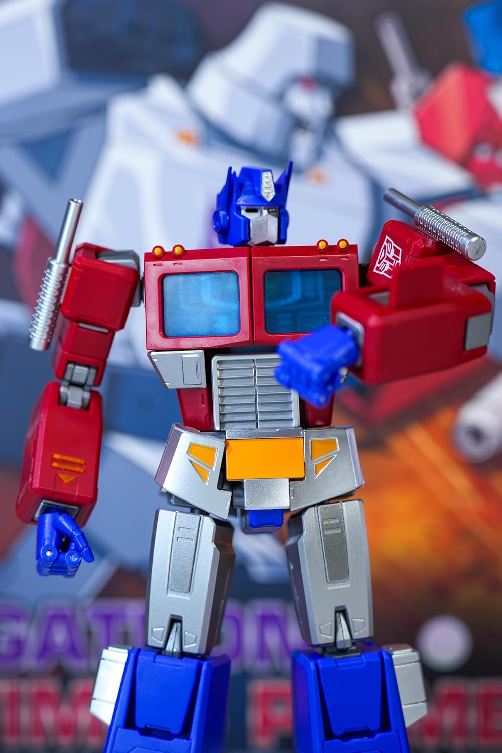 Transformers Authentics by YoloPark,20cm Advanced Model kit (Optimus Prime & Megatron Combo Set), 22 Parts to Assemble, Assemble and Collect, Great...